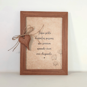 Quadro com frase - Ref.QF0001