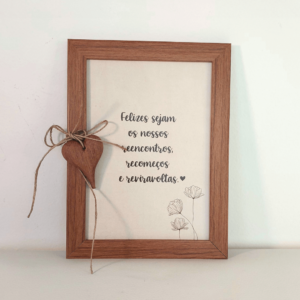 Quadro com frase - Ref.QF0012