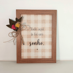 Quadro com frase - Ref.QF0016