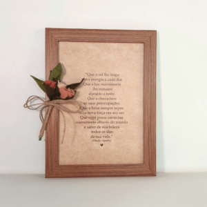 Quadro com frase - Ref.QF0018