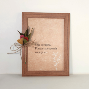 Quadro com frase - Ref.QF0019
