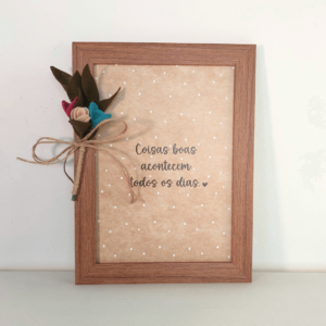 Quadro com frase - Ref.QF0021