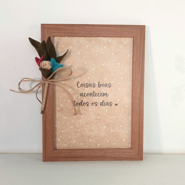 Quadro com frase - Ref.QF0021