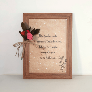 Quadro com frase - Ref.QF0022