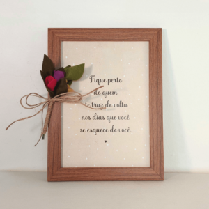 Quadro com frase - Ref.QF0024