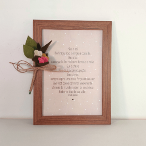 Quadro com frase - Ref.QF0025