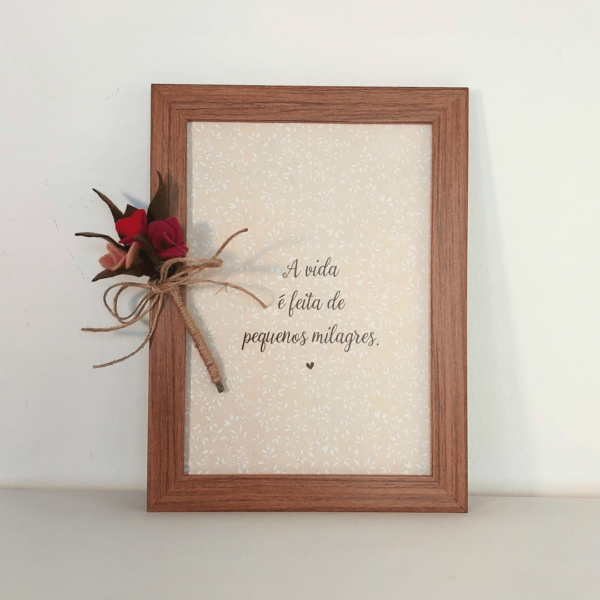 Quadro com frase - Ref.QF0026