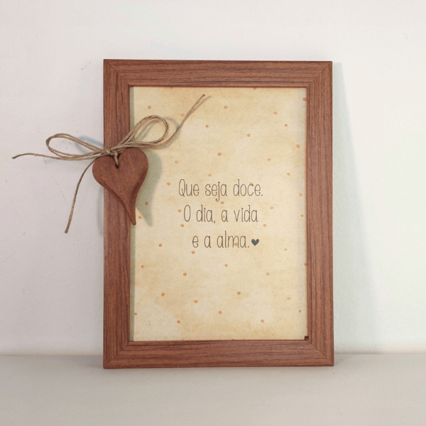 Quadro com frase - Ref.QF0029