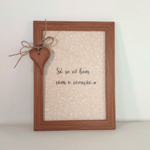 Quadro com frase - Ref.QF0003