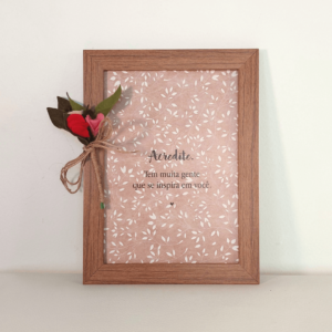 Quadro com frase - Ref.QF0030