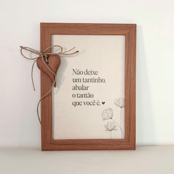 Quadro com frase - Ref.QF0004