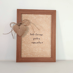 Quadro com frase - Ref.QF0005