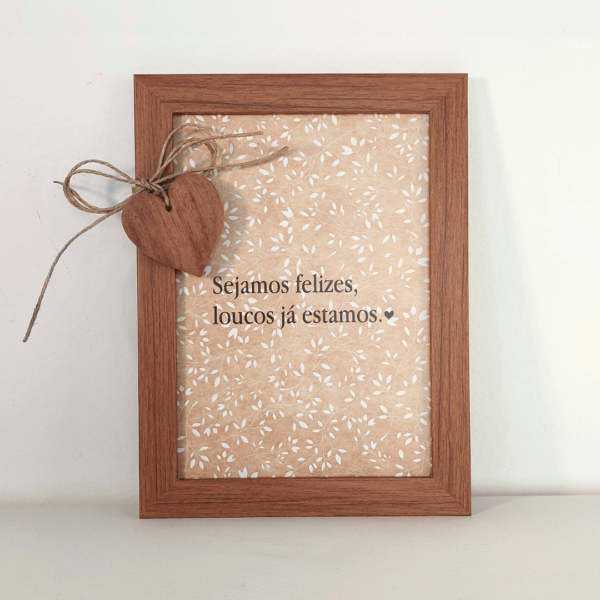 Quadro com frase - Ref.QF0007