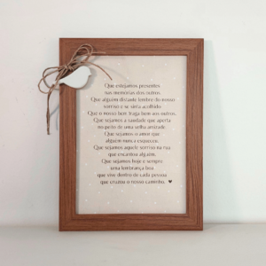 Quadro com frase - Ref.QF0008