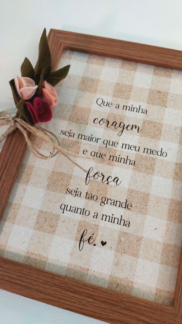 Quadro com frase - Ref.QF0002 - Imagem 2