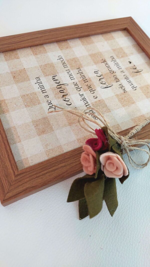 Quadro com frase - Ref.QF0002 - Imagem 4