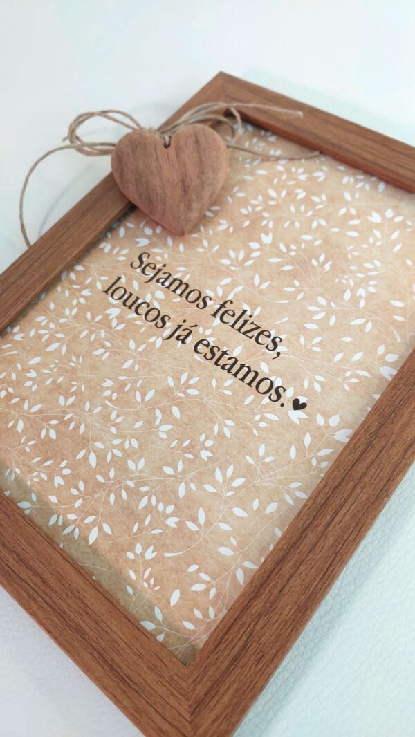 Quadro com frase - Ref.QF0007 - Imagem 2