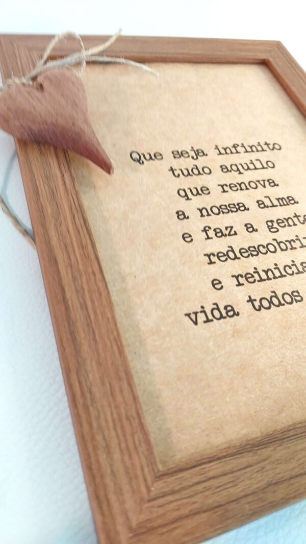 Quadro com frase - Ref.QF0010 - Imagem 2