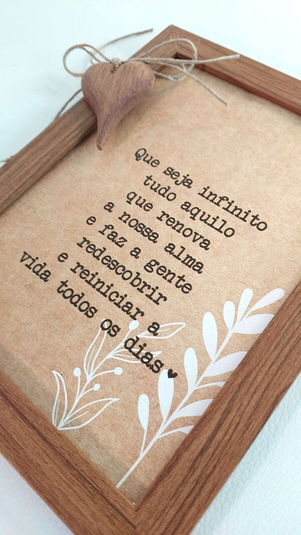 Quadro com frase - Ref.QF0010 - Imagem 3