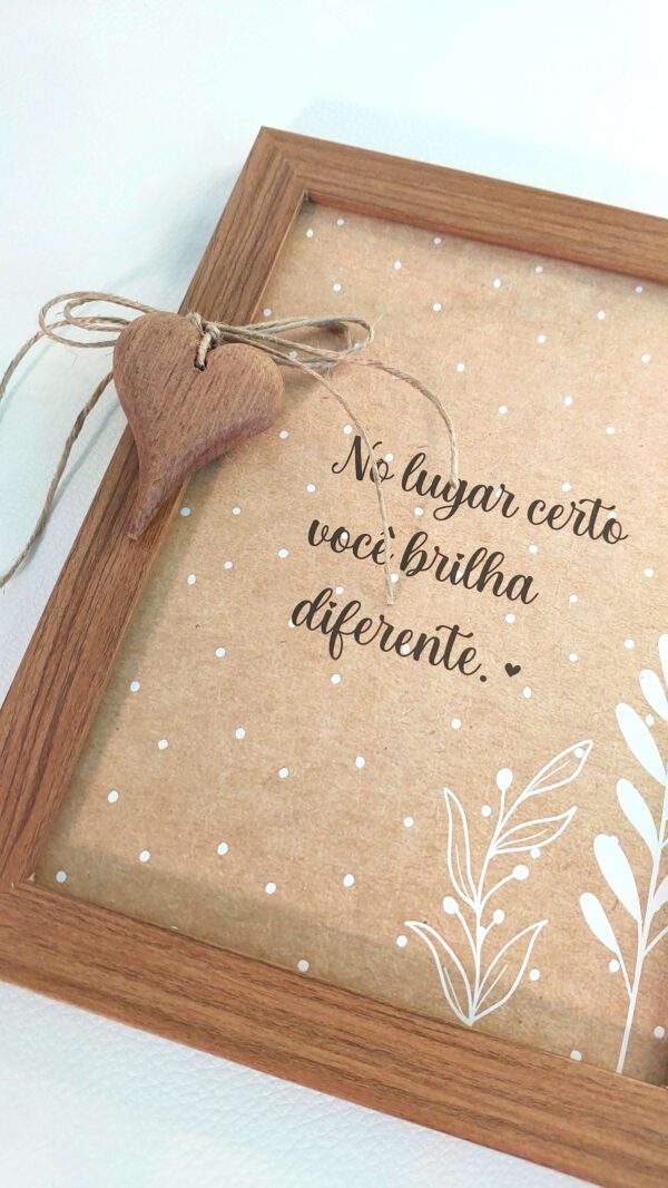 Quadro com frase - Ref.QF0011 - Imagem 2