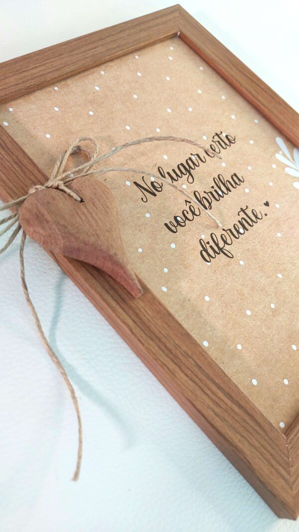 Quadro com frase - Ref.QF0011 - Imagem 3