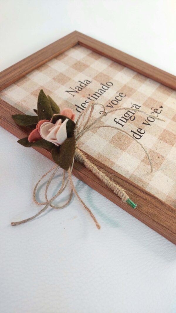 Quadro com frase - Ref.QF0013 - Imagem 3