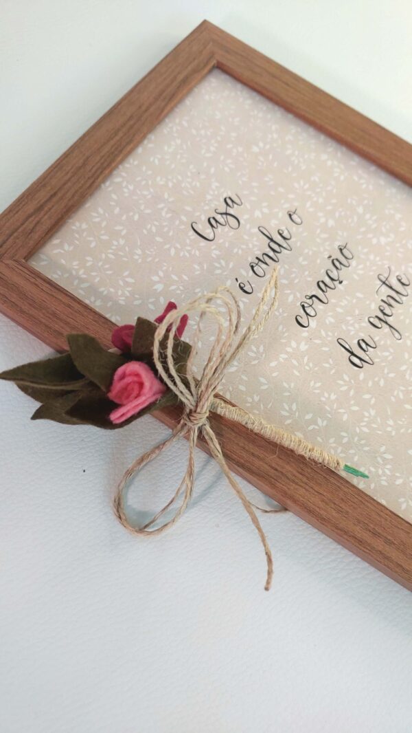 Quadro com frase - Ref.QF0014 - Imagem 2