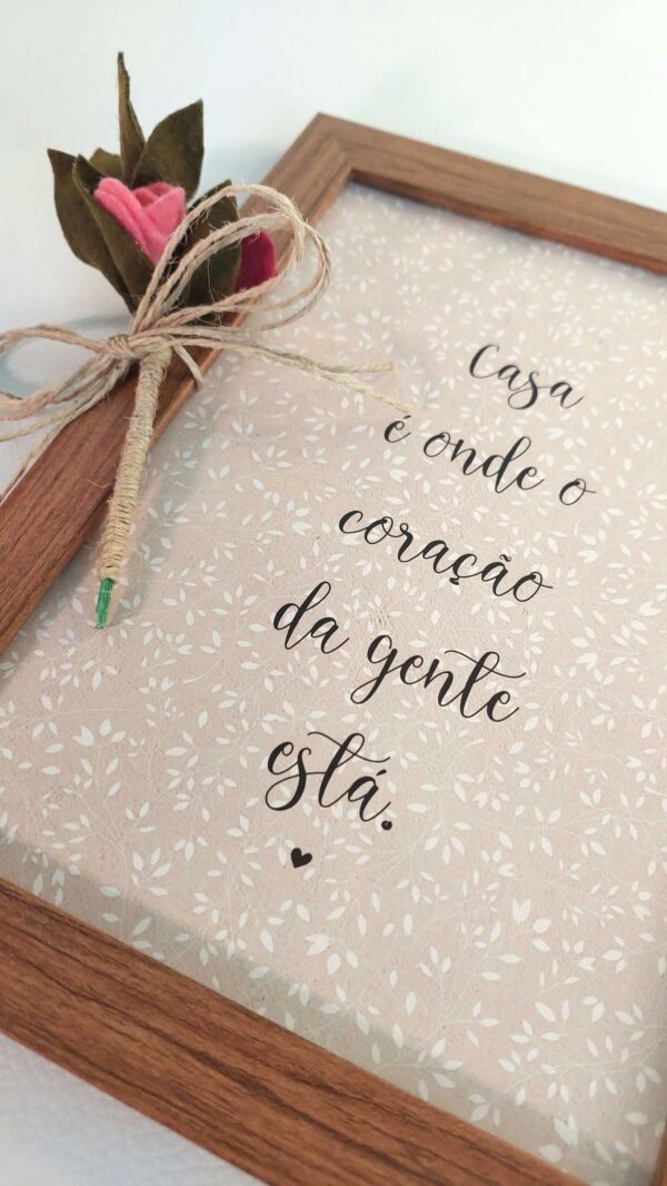 Quadro com frase - Ref.QF0014 - Imagem 3