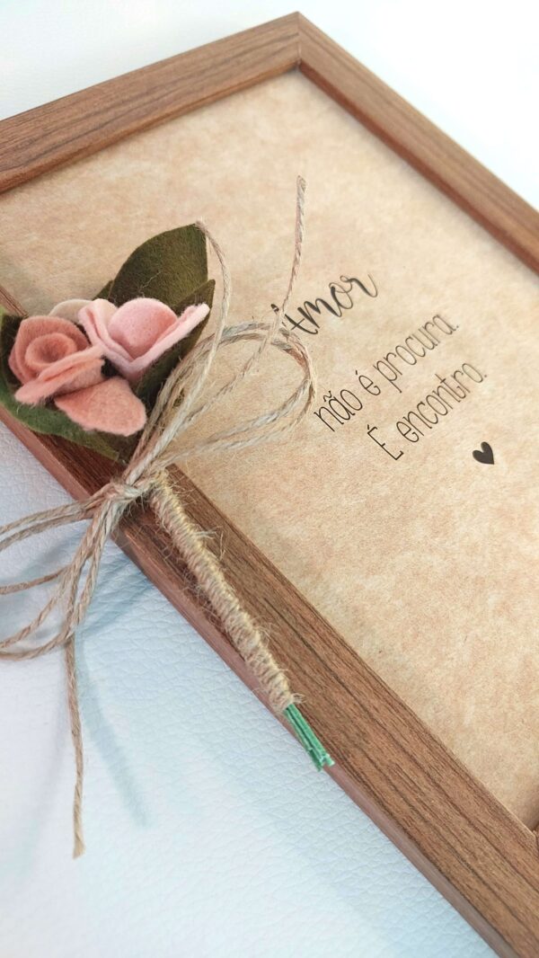 Quadro com frase - Ref.QF0015 - Imagem 2