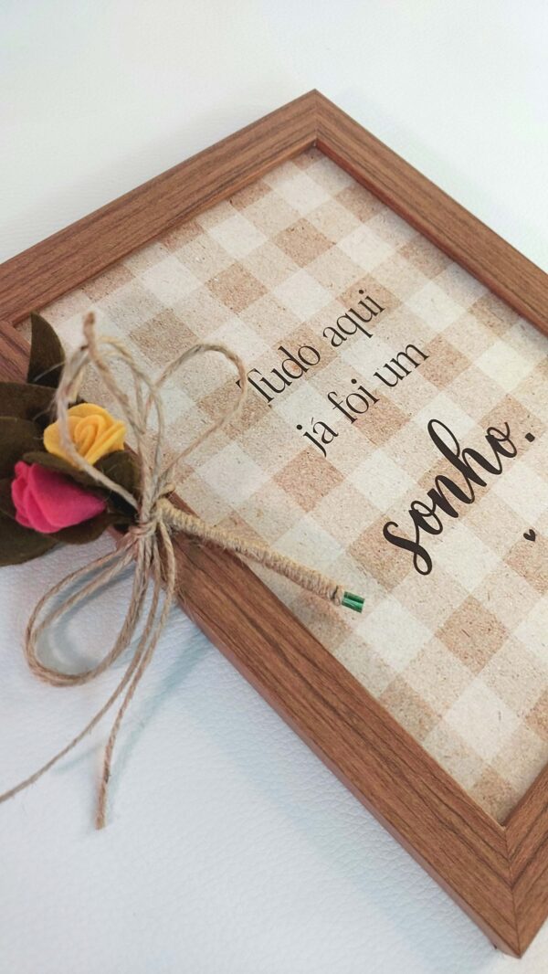 Quadro com frase - Ref.QF0016 - Imagem 3