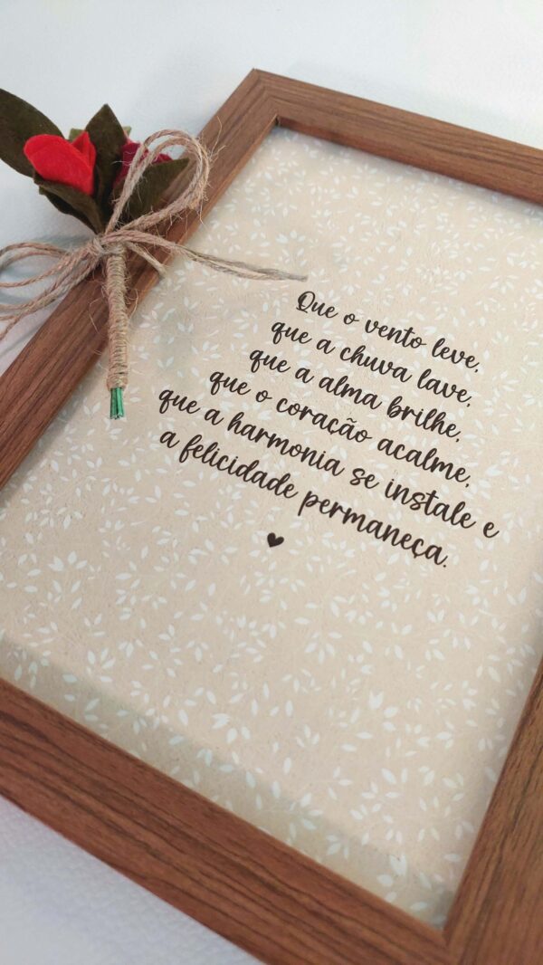Quadro com frase - Ref.QF0017 - Imagem 3