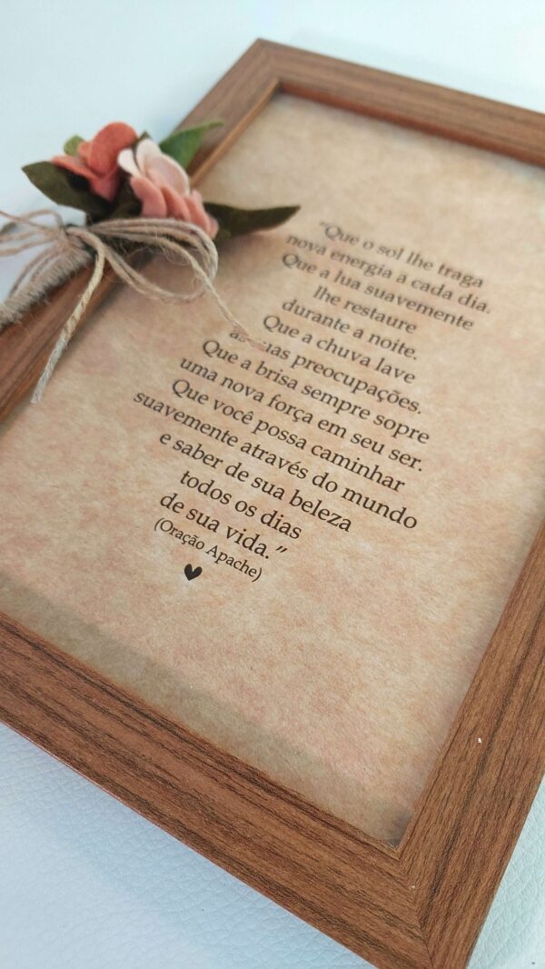 Quadro com frase - Ref.QF0018 - Imagem 3