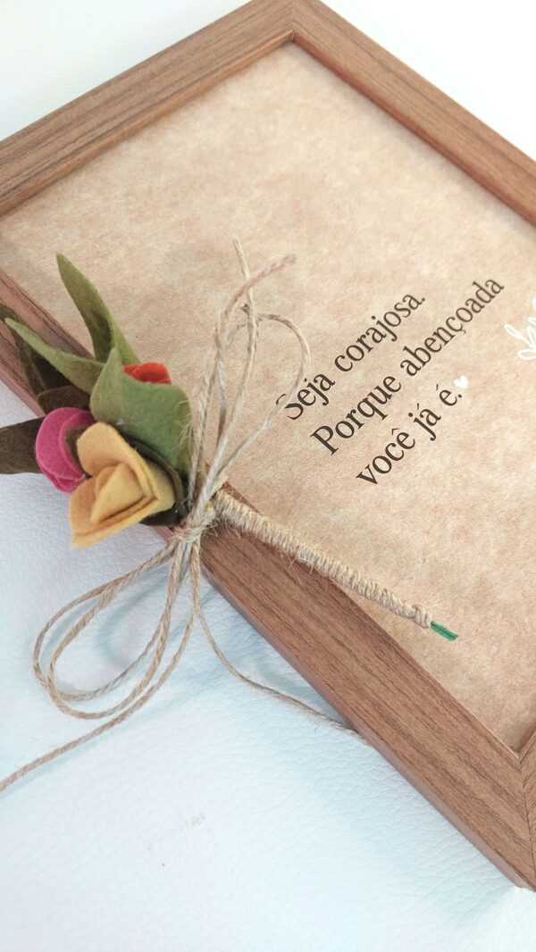 Quadro com frase - Ref.QF0019 - Imagem 2