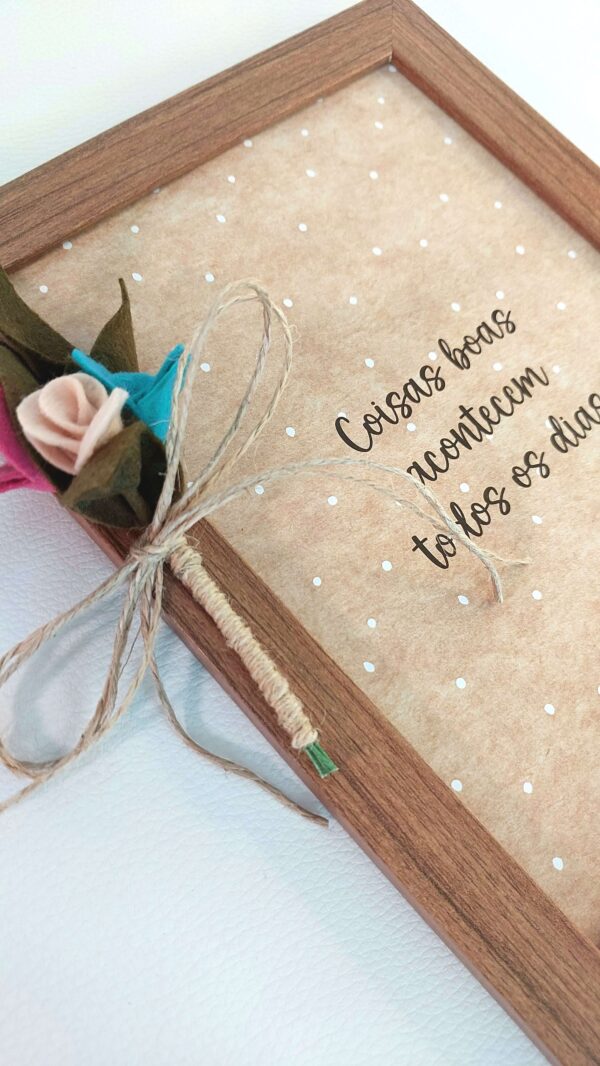 Quadro com frase - Ref.QF0021 - Imagem 2