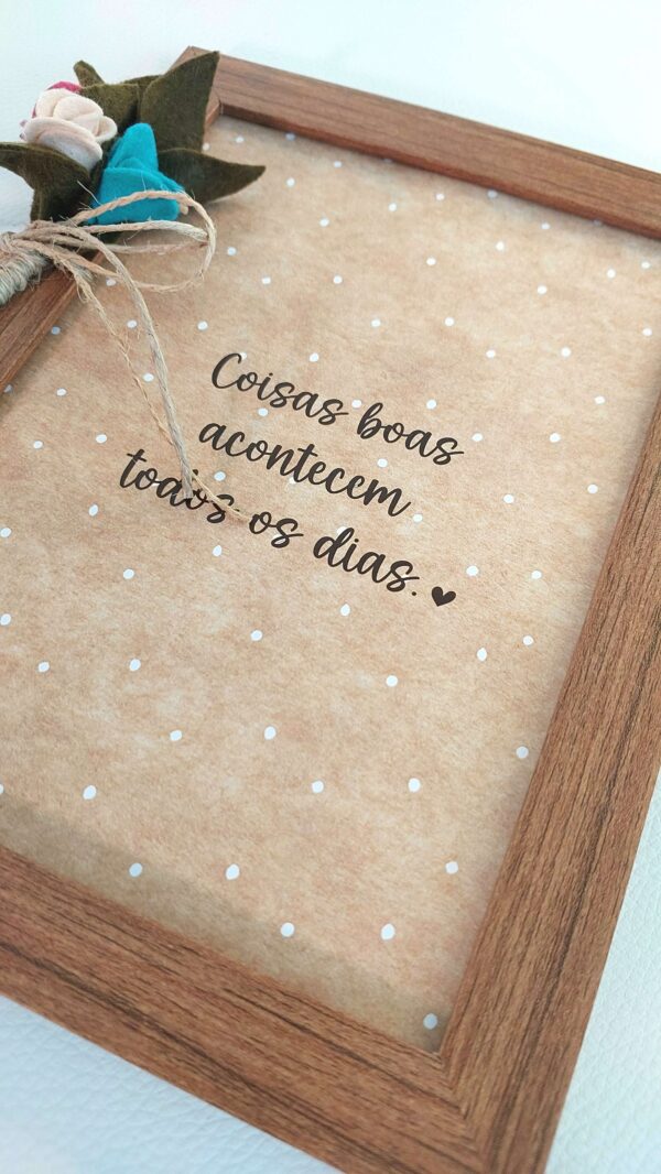 Quadro com frase - Ref.QF0021 - Imagem 3