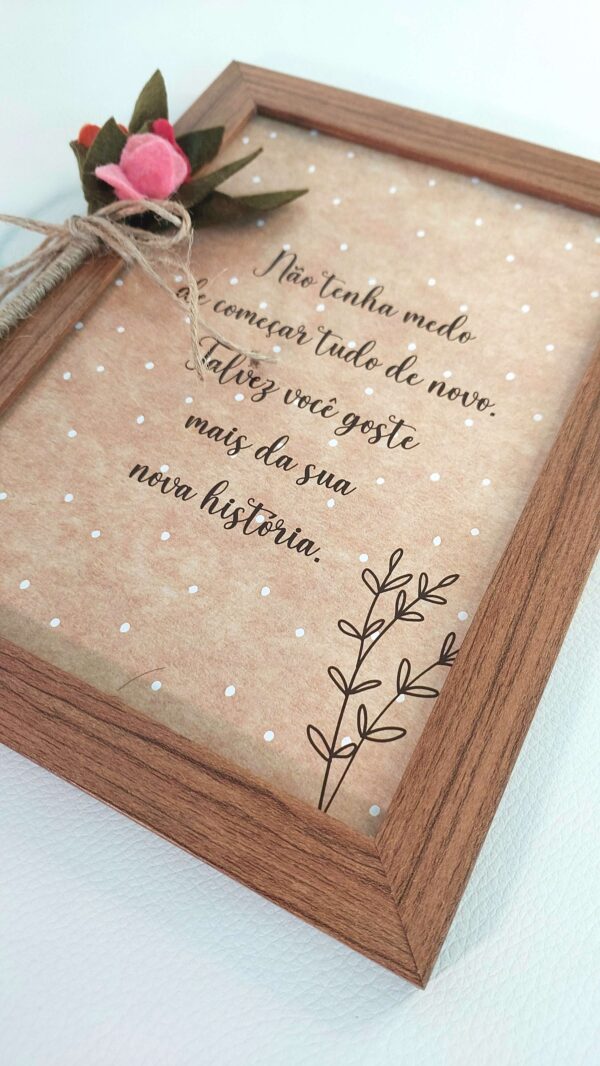 Quadro com frase - Ref.QF0022 - Imagem 3