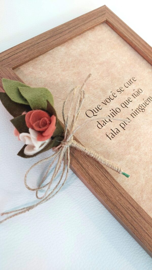 Quadro com frase - Ref.QF0023 - Imagem 2