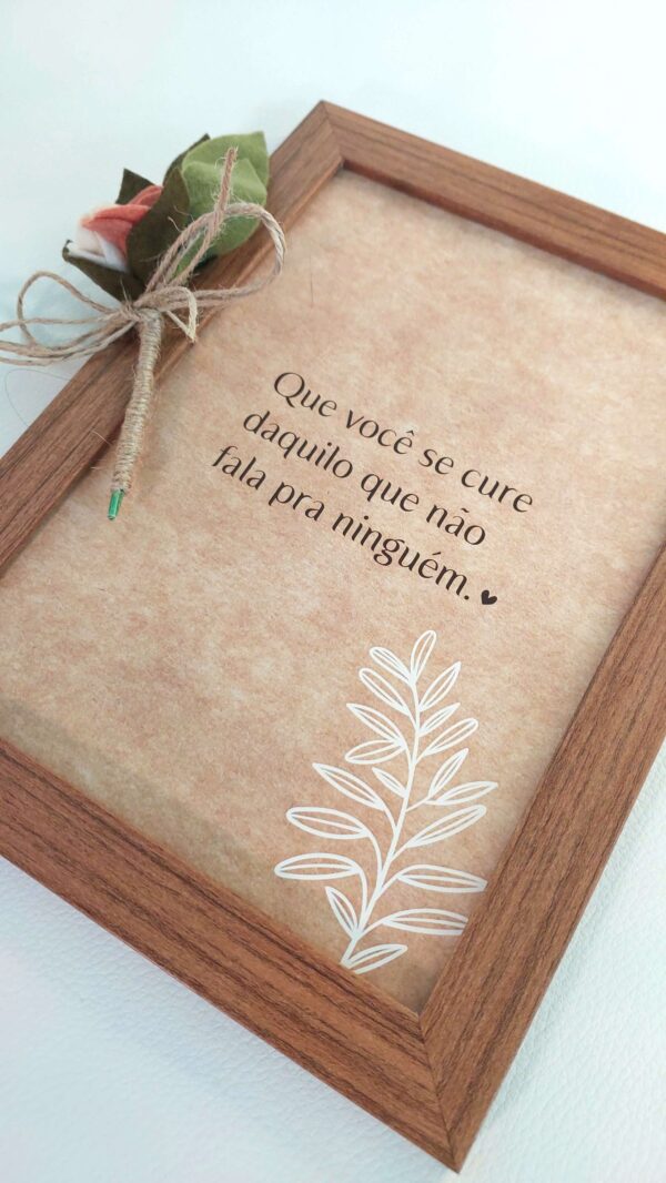 Quadro com frase - Ref.QF0023 - Imagem 3