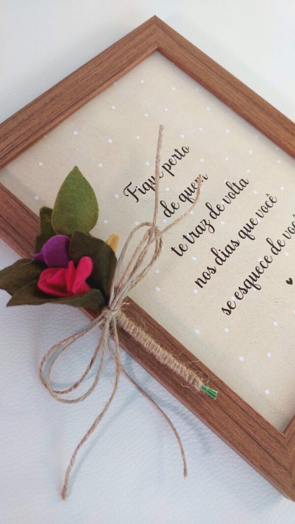 Quadro com frase - Ref.QF0024 - Imagem 2