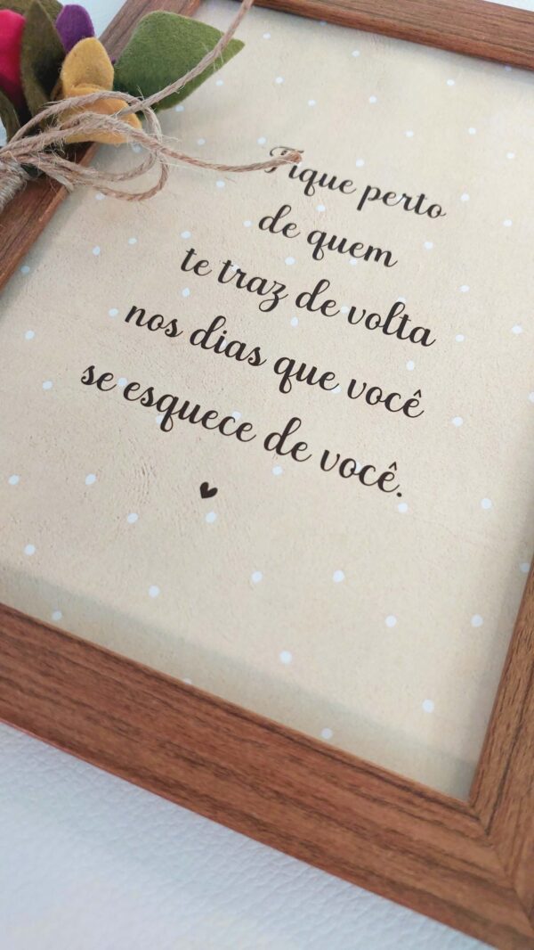Quadro com frase - Ref.QF0024 - Imagem 3