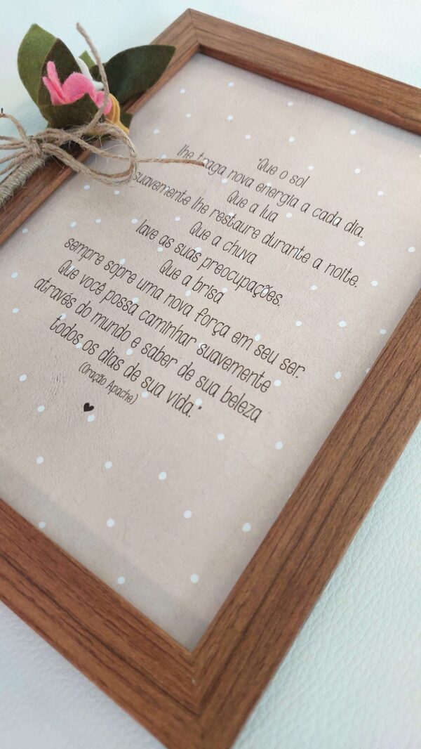 Quadro com frase - Ref.QF0025 - Imagem 3
