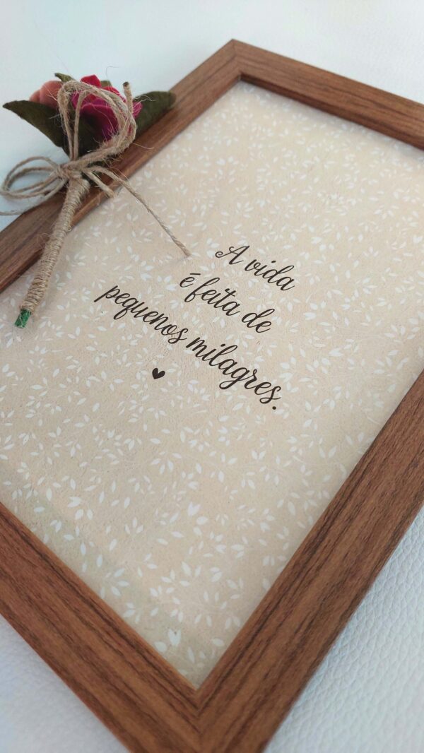 Quadro com frase - Ref.QF0026 - Imagem 2
