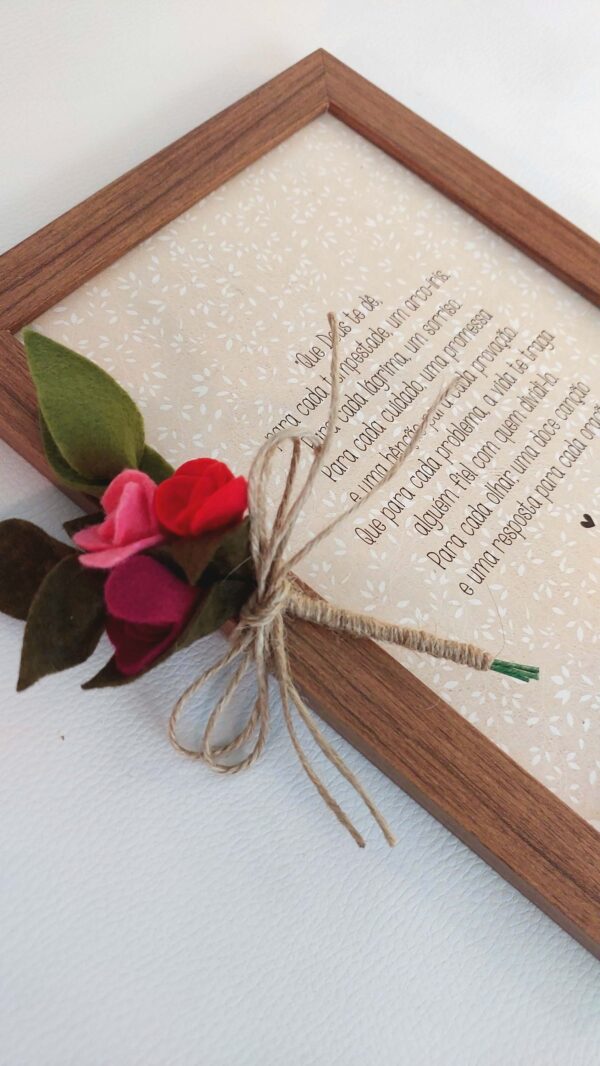 Quadro com frase - Ref.QF0027 - Imagem 2