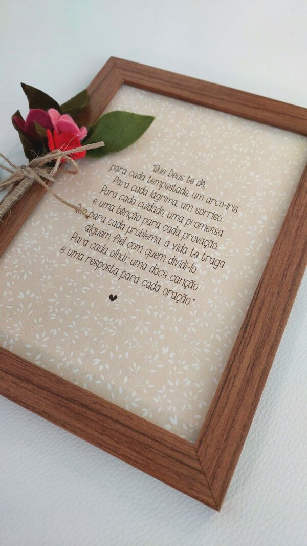 Quadro com frase - Ref.QF0027 - Imagem 3